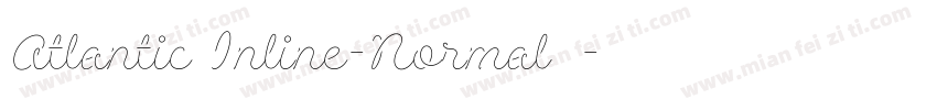 Atlantic Inline-Normal 字體字体转换